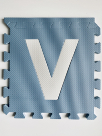 SALE! Spielmatte Alphabet/Figuren 2,86 m² Pastelltönen-2-farbig / 30-teilig (30 x 30 x 1,2 cm)