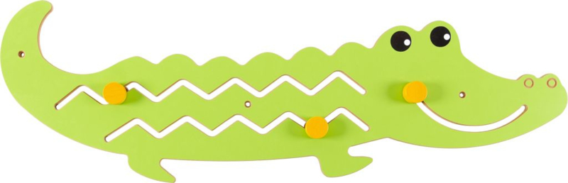 Wandspiel/Wandapplikation Krokodil (105 x 37 cm)