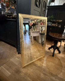 Grote facet geslepen spiegel goldleaf