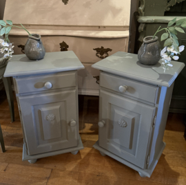 Set brocante nachtkastjes