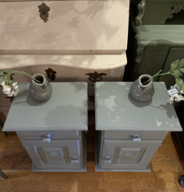 Set brocante nachtkastjes