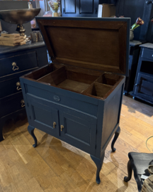 VERKOCHT Klein vintage kastje met bovenklep