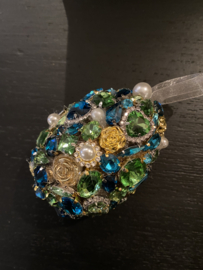 Uniek paasei S  VdlM blauw groen turquoise
