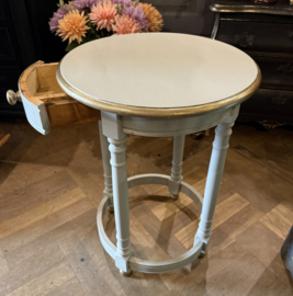 Vintage bijzettafel, oud tafeltje