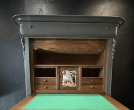 Antieke Biedermeier secretaire kast