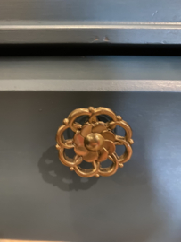 Vintage tafeltje met lade, bijzettafel