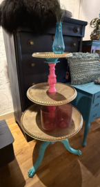 Antieke tafel etagère