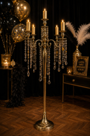 Luxe Vloerkandelaar Champagne