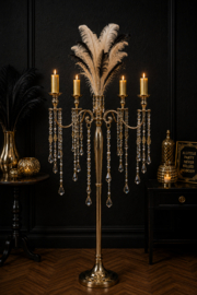 Luxe Vloerkandelaar Champagne