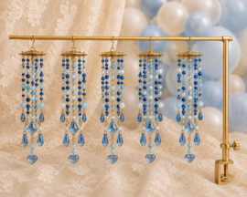 Luxe Mini Suncatchers Blauw set van 5