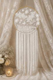 Luxe Dromenvanger Champagne Wit set van 2