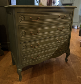 VERKOCHT Queen Ann schoenenkast, brocante halkast