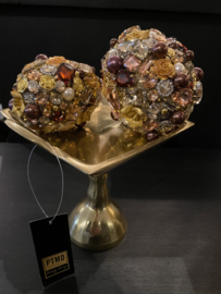 Uniek paasei S VdlM bruin peach goud