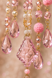 Luxe Mini Suncatchers Roze set van 5