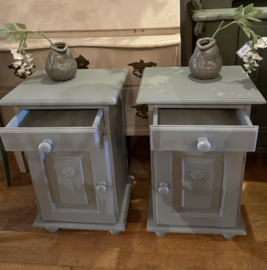 Set brocante nachtkastjes