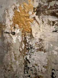 Klein schilderij, unframed canvas, uniek doek
