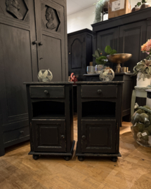 Set vintage nachtkastjes
