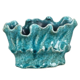 PTMD klein plantenbakje turquoise