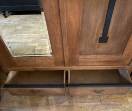 Vintage legkast, linnenkast Amsterdamse School