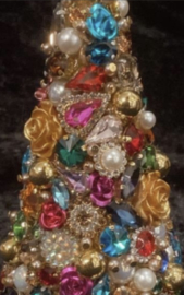 Exclusief kerstboom S multicolor handmade VdlM