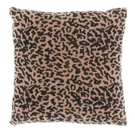 Kussen Leopard Roze 45x45