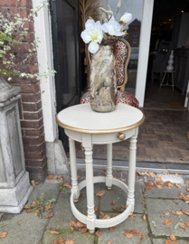 Vintage bijzettafel, oud tafeltje