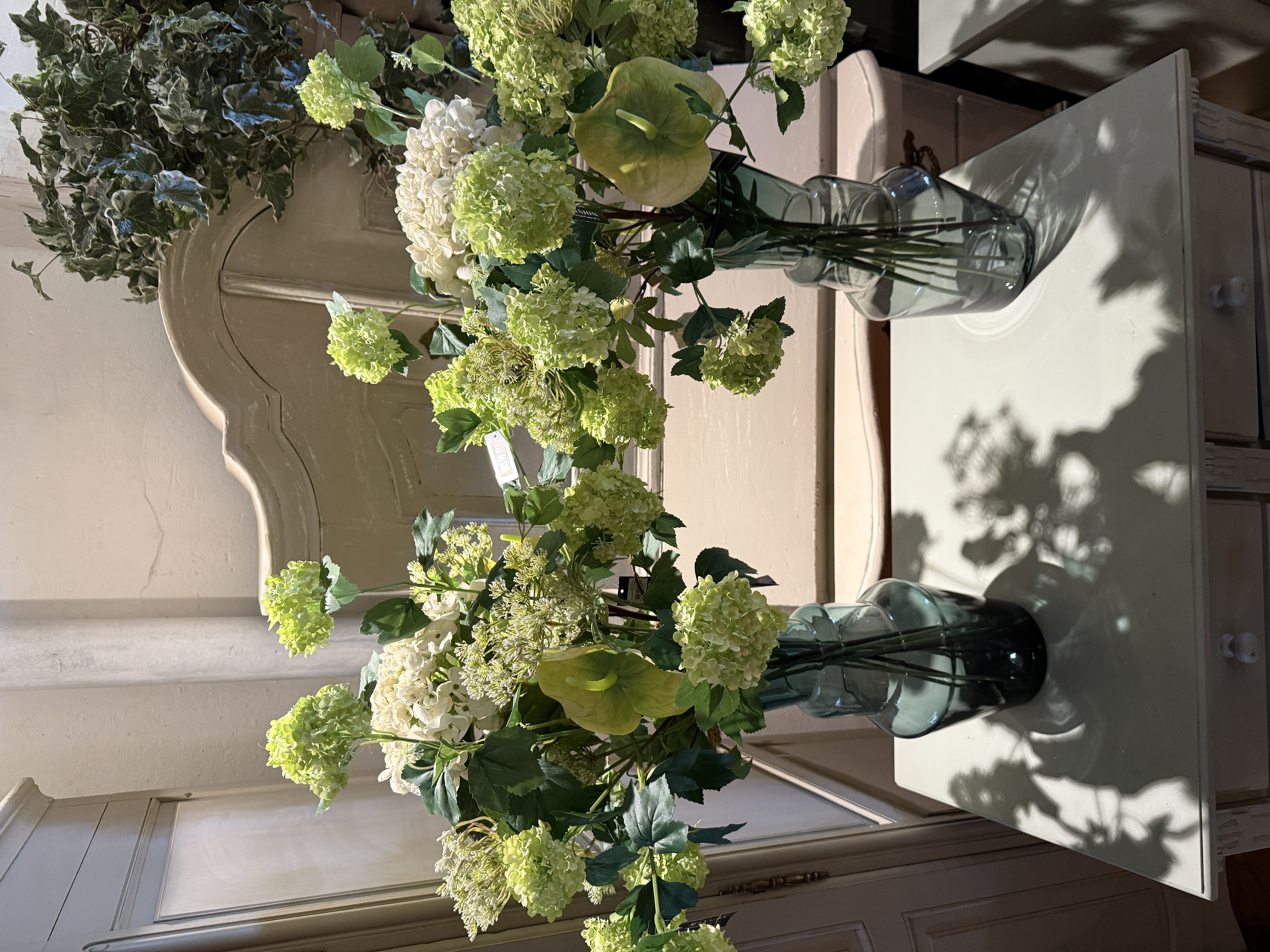 Light & Living vaas Trosmu incl. boeket