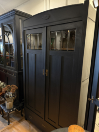 GERESERVEERD Brocante servieskast, vintage kast