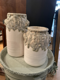 SALE!!! PTMD Set bloempotten, twee vazen