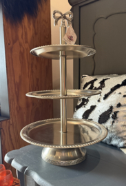 Etagère “zilver” met strik