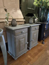 Set brocante nachtkastjes