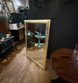 Grote facet geslepen spiegel goldleaf