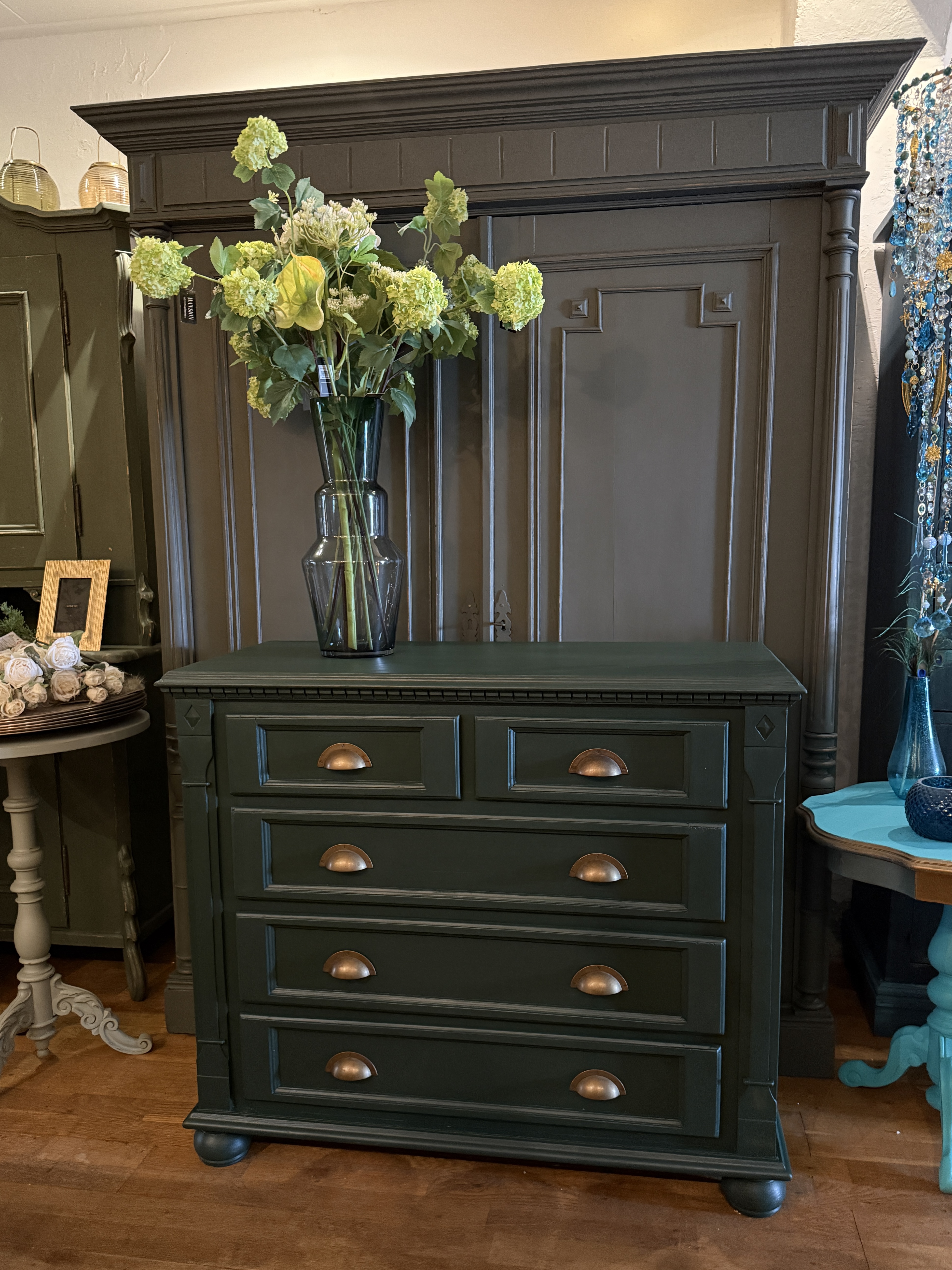 Klein dressoir, vintage ladecommode