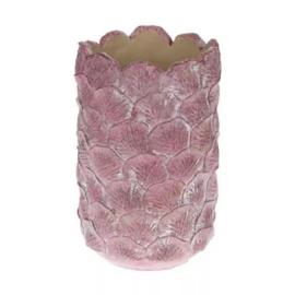 Vrolijke vaas, roze bloempot