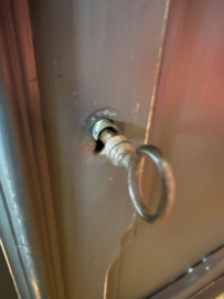 Antiek klein kuifkabinet, vintage kast