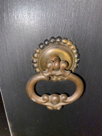 Vintage toiletmeubel met passpiegel