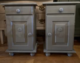 Set brocante nachtkastjes