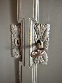 Groot antiek kabinet, vintage kast