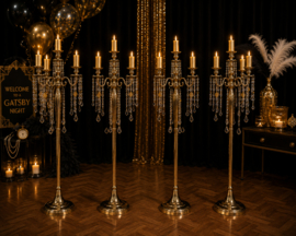 Luxe Vloerkandelaar Champagne