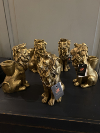 Kandelaar leeuw, Lion goud