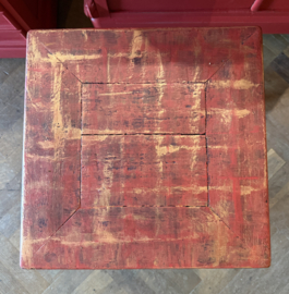 Oude bijzettafel, klein lade tafeltje