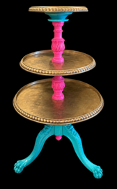 Antieke tafel etagère