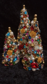 Exclusief kerstboom M multicolor handmade VdlM