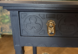 Klein vintage ladekastje, mini sidetable