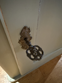 VERKOCHT Antiek klein kastje, brocante nachtkastje