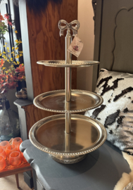 Etagère “zilver” met strik