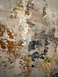 Klein schilderij, unframed canvas, uniek doek