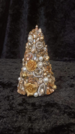 Exclusief kerstboom S goud handmade VdlM