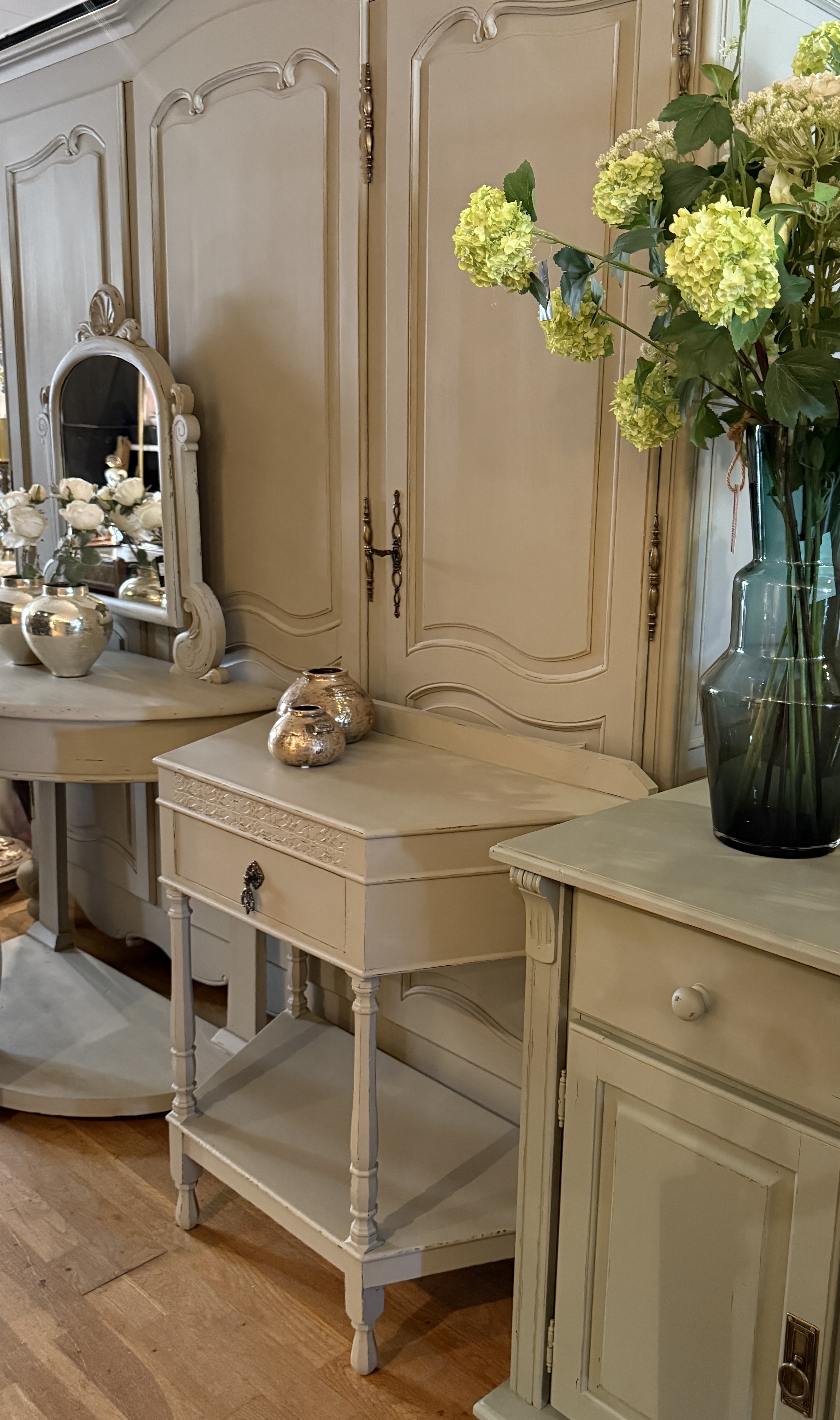 Brocante haltafel, vintage wandtafeltje