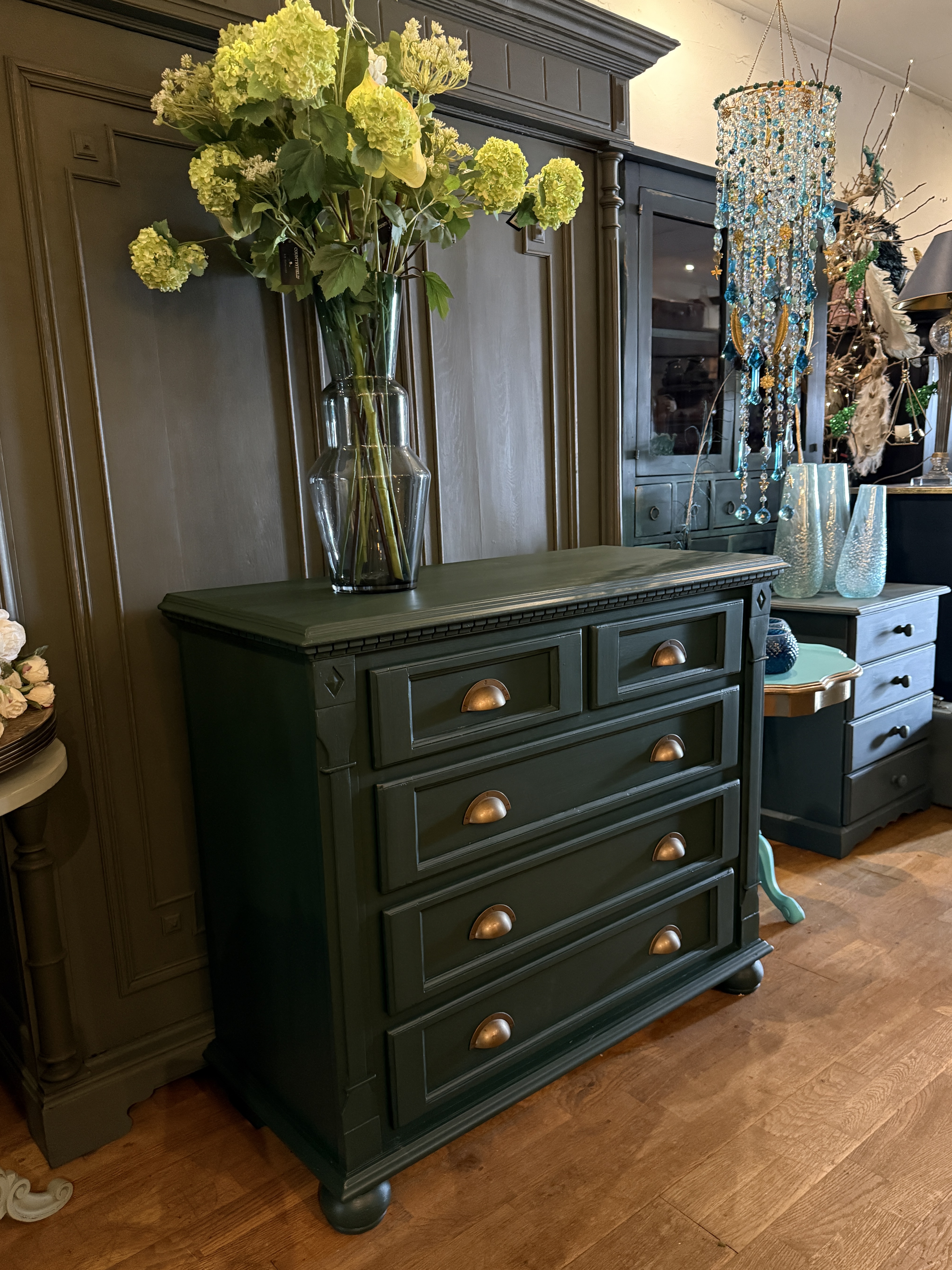Klein dressoir, vintage ladecommode